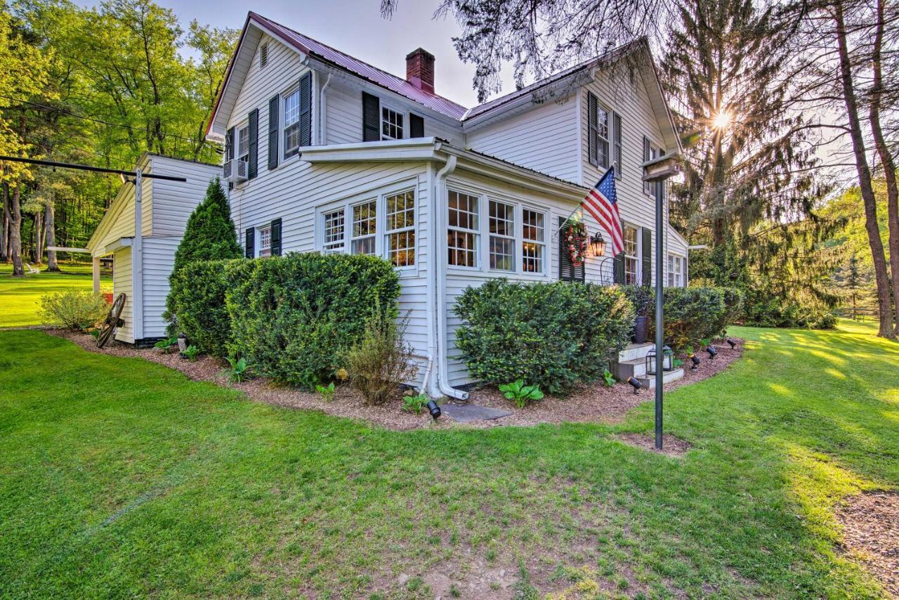 3-Acre Lodge With Snowmobile And Four-Wheeling Trails Coudersport Exterior photo