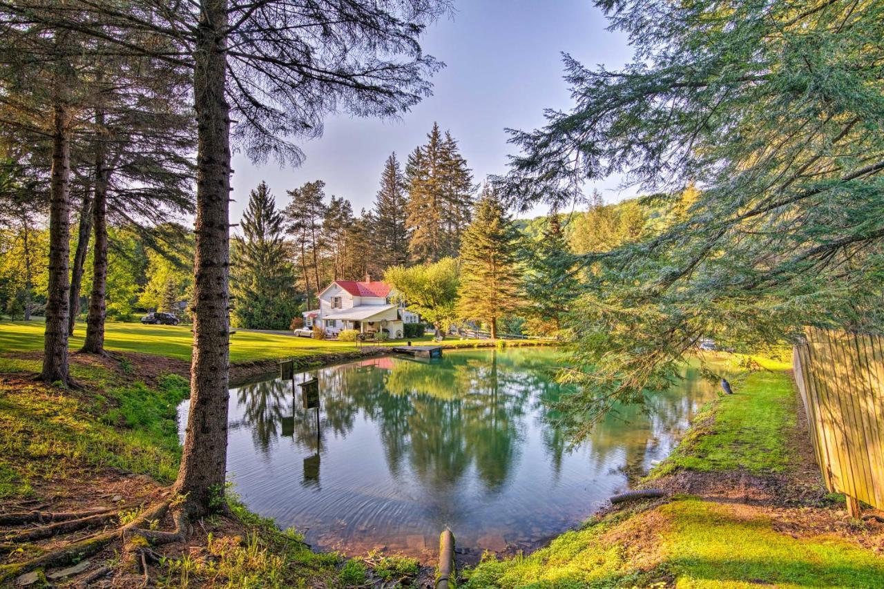 3-Acre Lodge With Snowmobile And Four-Wheeling Trails Coudersport Exterior photo